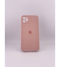 Чохол для iPhone 11 Pro Max Універсальний Original Square RoundCam, силікон, рож..