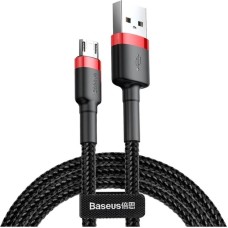 USB-кабель Baseus Cafule Special Edition 2A (3m) (MicroUSB) (Чёрный/Красный) CAMKLF-H91