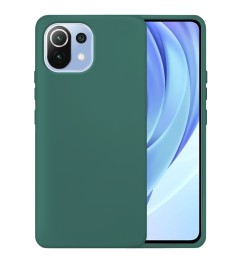 Силикон Original 360 Case Xiaomi Mi 11 (Тёмно-зелёный)