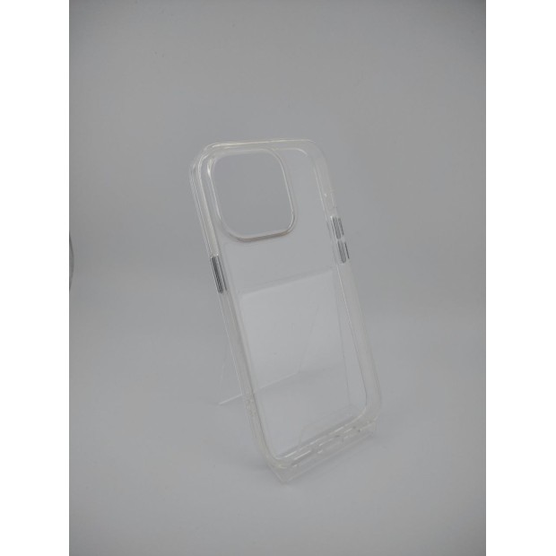 Силіконовий Space Case для Apple iPhone 15 Pro (Прозорий)
