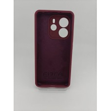 Силикон Original Premium Xiaomi Redmi Note 14 4G (ShutCam) (Вишнёвый)