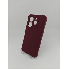 Силикон Original Premium Xiaomi Redmi Note 14 4G (ShutCam) (Вишнёвый)