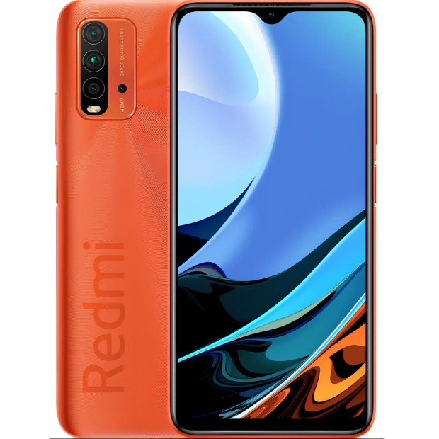 Мобільний телефон Xiaomi Redmi 9T 4 / 128GB (Sunrise Orange) (Клас A+) Б / У