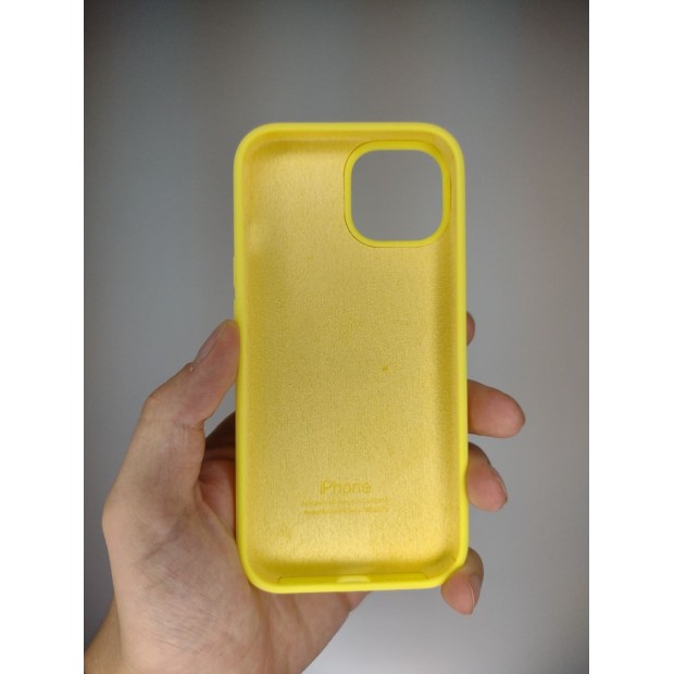 Силіконовий оригінальний круглий чохол Apple iPhone 15 (40) Flash