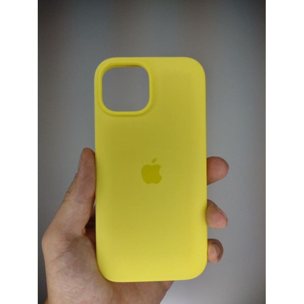 Силіконовий оригінальний круглий чохол Apple iPhone 15 (40) Flash