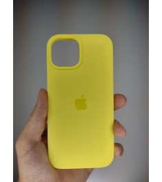 Силіконовий оригінальний круглий чохол Apple iPhone 15 (40) Flash