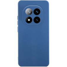 Силикон Original Premium Xiaomi Redmi Note 14 Pro (ShutCam) (Тёмно-синий)