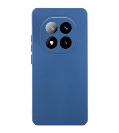 Силикон Original Premium Xiaomi Redmi Note 14 Pro (ShutCam) (Тёмно-синий)