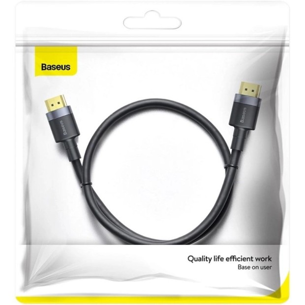 Кабель Baseus Cafule HDMI - HDMI 1m 4K CADKLF-E01