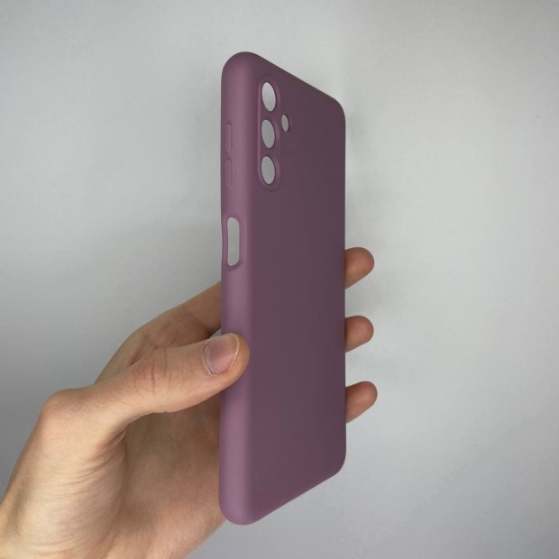 Силіконовий оригінальний чохол Samsung Galaxy A04S (2022) (ShutCam) (Фіолетовий)