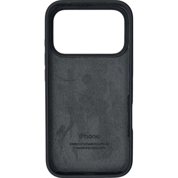 Силикон Original Round Case Apple iPhone 17 Pro Max (07) Black