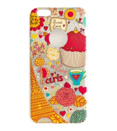 Силикон Glitter Apple iPhone 6 Plus / 6s Plus (Paris)