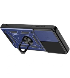 Бронь-чехол Ring Serge Armor Case Xiaomi Mi 11 Lite (ShutCam) (Синий)