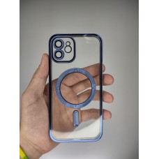 Чохол UMKU Shining з MagSafe для Apple iPhone 12 (Синій)