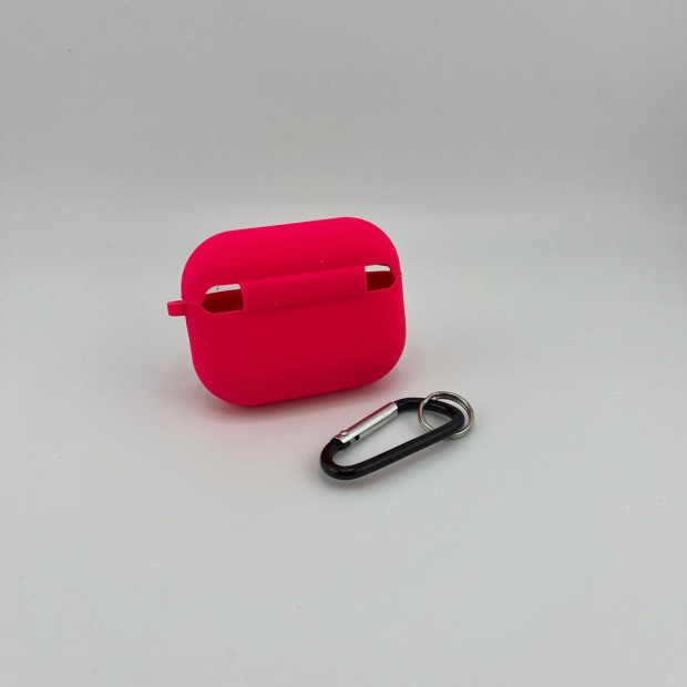 Full Silicone Case with Microfiber Apple AirPods Pro 2 (31) Barbie Pink - Силіконовий чохол з мікрофіброю для навушників Apple AirPods Pro 2 (31) роже