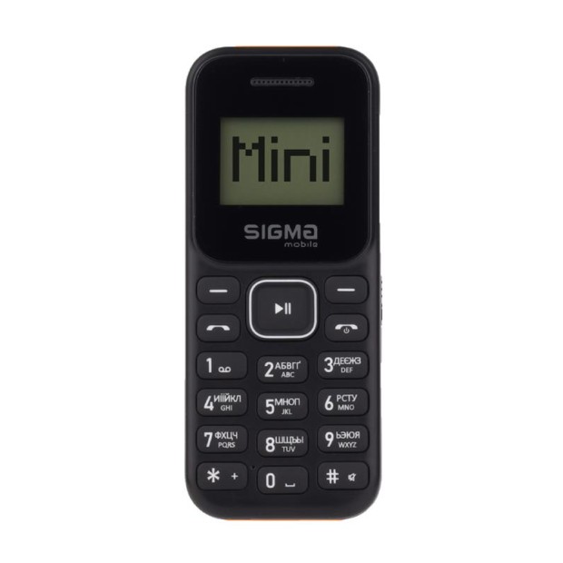 Мобільний телефон Sigma X-style 14 Mini Dual Sim (Black / Orange)