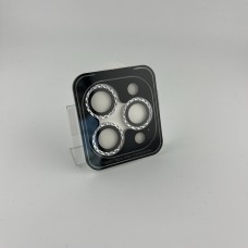 Захисне скло на камеру Rhombus Diamond Apple IPhone 15 Pro  /  15 Pro Max (Silver)