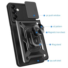 Бронь-чехол Ring Serge Armor Case Samsung Galaxy M35 5G (ShutCam) (Чёрный)