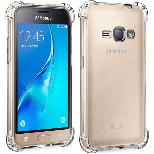 Силикон 3D Samsung Galaxy J1 (2016) J120 (Прозрачный)