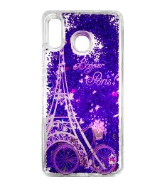 Силіконовий чохол Liquid Fashion для Samsung A20  /  A30 (2019) (Paris)