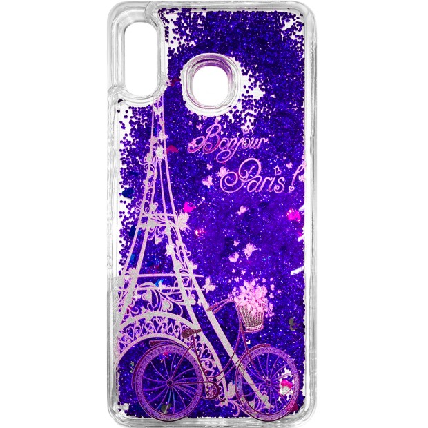 Силіконовий чохол Liquid Fashion для Samsung A20  /  A30 (2019) (Paris)
