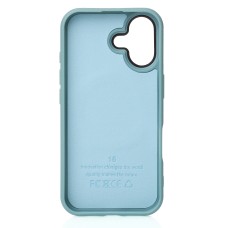 Чохол Beats з текстурою шкіри MagSafe для Apple iPhone 16 (Хвильовий Синій)