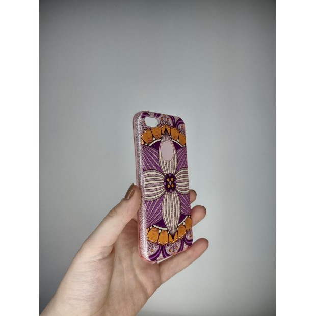 Силикон Glitter Apple iPhone 5 / 5s / SE (Lily)