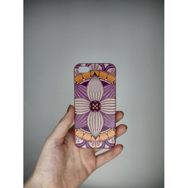 Силикон Glitter Apple iPhone 5 / 5s / SE (Lily)