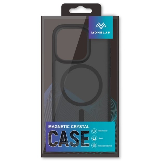 Накладка Monblan Military Magsafe для Apple iPhone 15 Pro (чорного кольору)