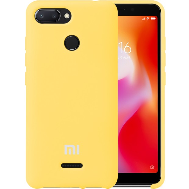 Силикон Original Case Xiaomi Redmi 6 (Золотой)