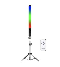 Комплект для зйомки Stick Lamp з шторками (50 см) RGB з батареєю і пультом диста..