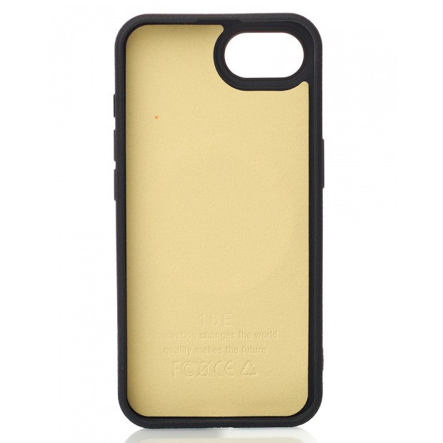 Чохол Beats шкіряний з текстурою MagSafe для Apple iPhone 16e (чорний)