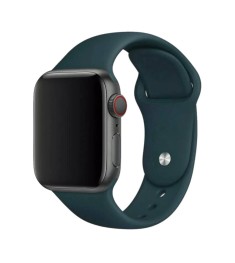 Ремешок Apple Watch Silicone 38 / 40 / 41mm (55) Blackish Green