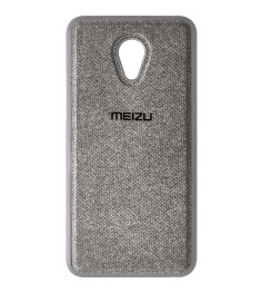 Силіконовий чохол Textile для Meizu M5 (Сірий)