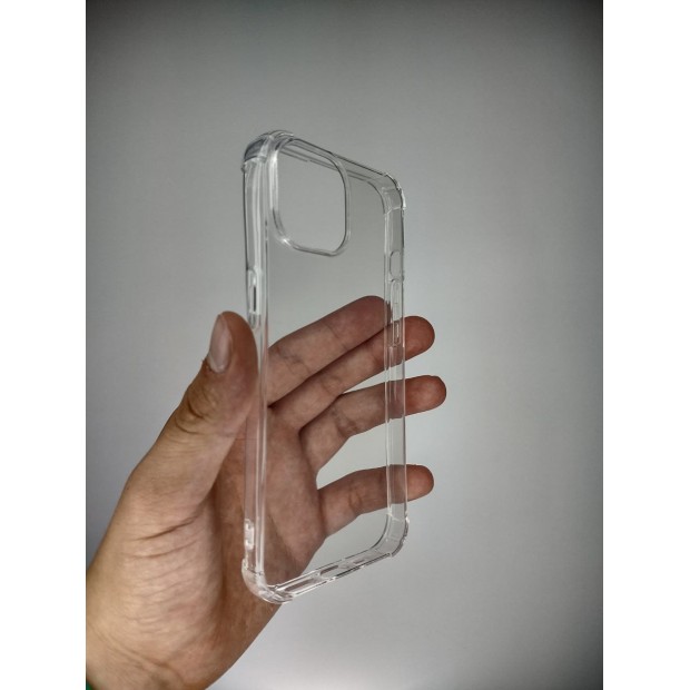 Silicone Case 6D Apple iPhone 15 (Transparent)