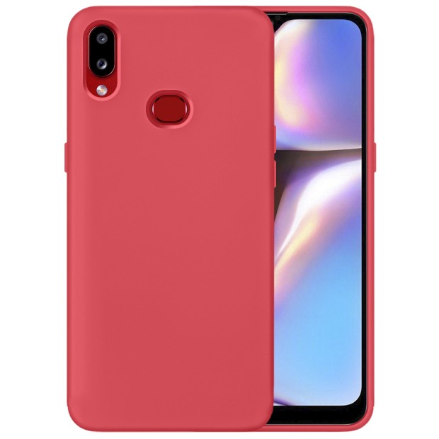 Силікон оригінальний 360 чохол для Samsung Galaxy A10s (2019) (Полуничний)