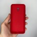 Силіконовий оригінальний 360-чохол для Xiaomi Redmi 8A (ShutCam) (темно-червоний)