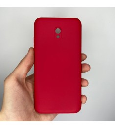 Силіконовий оригінальний 360-чохол для Xiaomi Redmi 8A (ShutCam) (темно-червоний..