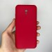 Силіконовий оригінальний 360-чохол для Xiaomi Redmi 8A (ShutCam) (темно-червоний)