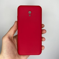 Силіконовий оригінальний 360-чохол для Xiaomi Redmi 8A (ShutCam) (темно-червоний)
