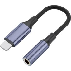 Перехідник XoKo AC-017 Lightning на 3,5 мм (Чорний) AC-017