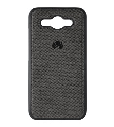 Силикон Textile Huawei Y3 (2017) (Чёрный)