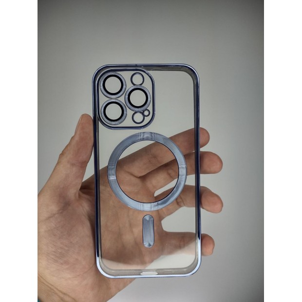 Чохол UMKU Shining з MagSafe для Apple iPhone 13 Pro (Sierra Blue)