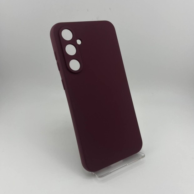 Силіконовий чохол Original Samsung Galaxy S23 FE (ShutCam) (Бордовий)