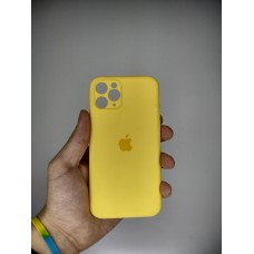 Силикон Original RoundCam Case Apple iPhone 11 Pro (63) Canary Yellow