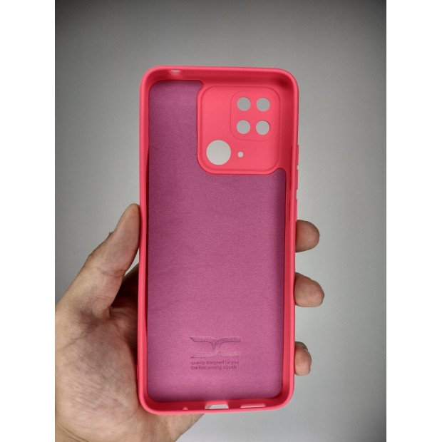 Силіконовий чохол оригінальний Xiaomi Redmi 10C (ShutCam) (Фламінго)