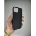 Чехол силиконовый Graphite Apple iPhone 15 (Чёрный)