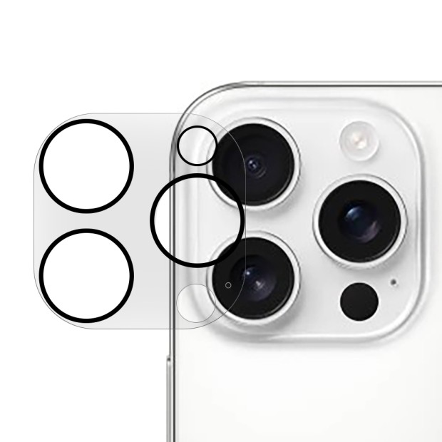 Захисне скло на камеру Clear Armor для Apple iPhone 15 Pro  /  15 Pro Max