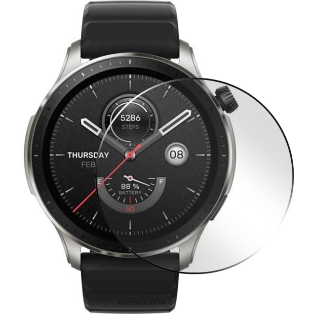 Защитное стекло 5D Amazfit GTR 4 Black, Харьков, Киев, Украинга