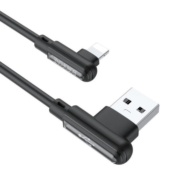 USB-кабель Borofone BX58 (Lightning) (Чорний)